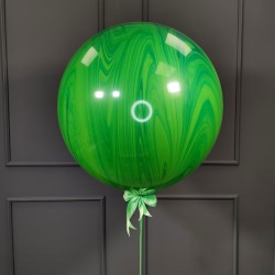 Большой шар зеленый агат