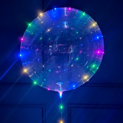 Светящийся кристальный шар Bubbles с разноцветной подсветкой