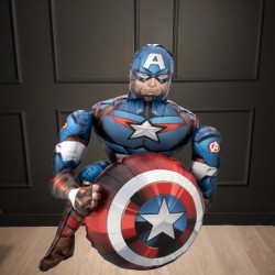 Ходячая фольгированная фигура Капитан Америка