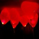 Светящиеся красные сердца