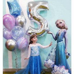 Фонтан из шаров Холодное Сердце с Анной и Эльзой на 5 лет