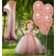 Воздушные шары для фотосессии Леди с цифрой