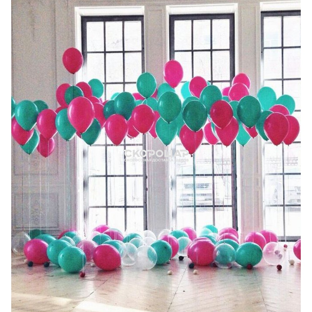 украсить шарами воздушными день рождение
