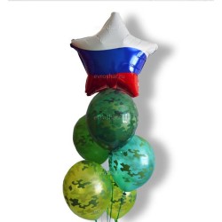 Воздушные шары на 9 Мая Флаг РФ