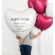 Воздушные шары для влюбленных Сердечное послание