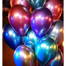 Яркие воздушные шары хром Вечеринка