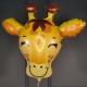 Фольгированная фигура голова Жирафика