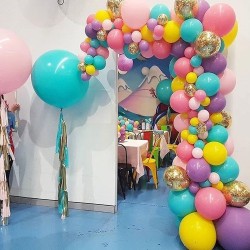 Оформление шарами детского праздника "Гирлянда ассорти"