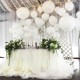 Оформление шарами свадьбы "Белая сказка"
