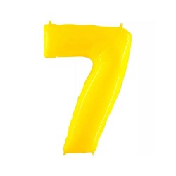 Цифра 7 желтая
