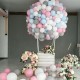 Фотозона из шаров на свадьбу "Открытые чувства"