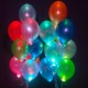 Композиция из шаров с мигающими светодиодами ассорти металлик