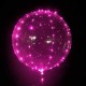 Светящийся шар Bubble с розовой светодиодной лентой