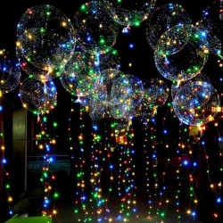 Светящиеся большие кристальные шары со светодиодной лентой