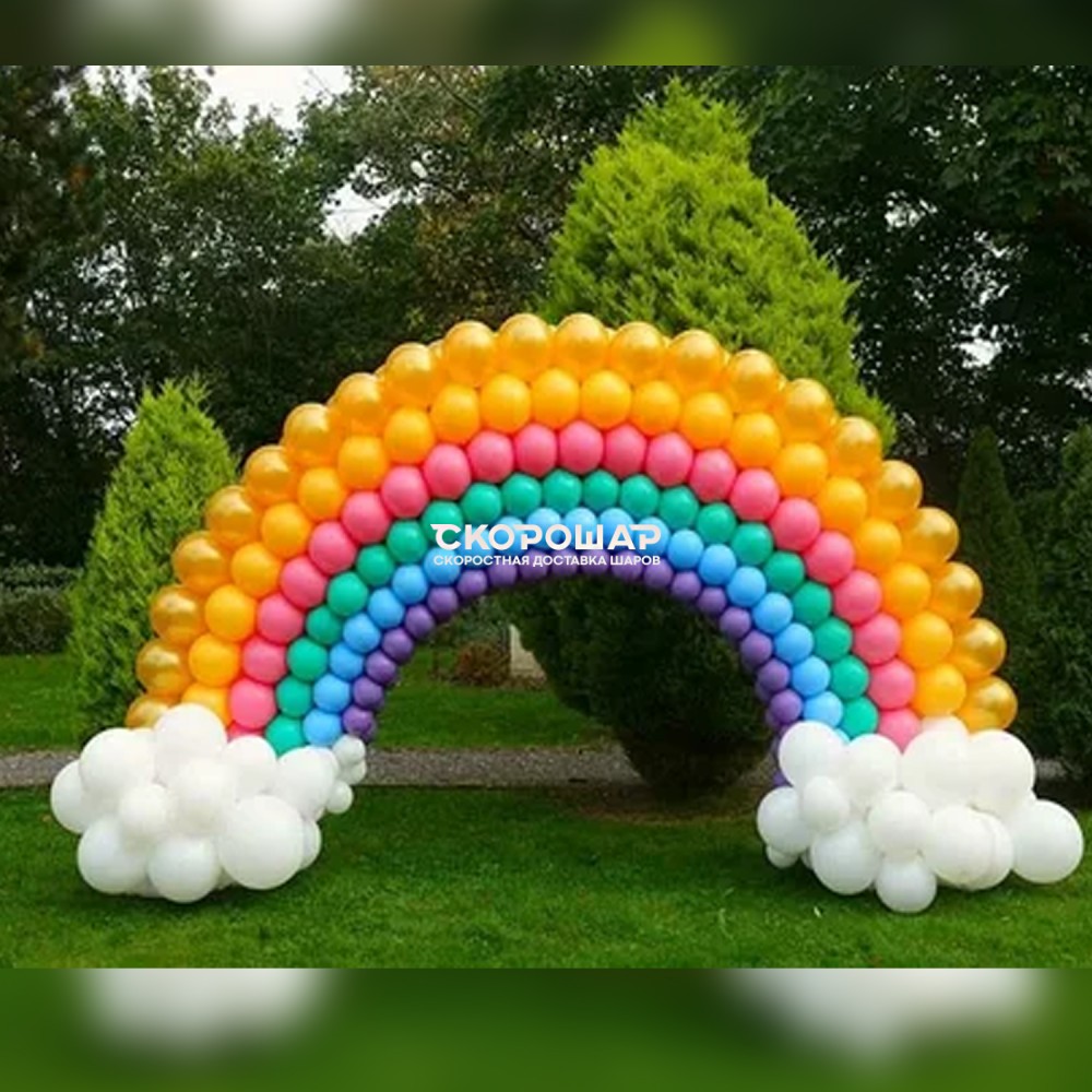 арки из воздушных шаров фото