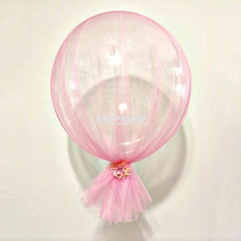Подставка для воздушных шаров, украшение для стола и праздника, из фатина, 1 комплект