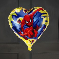 Фольгированное сердце Человек паук