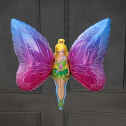 Фольгированная Фея с розовыми крыльями