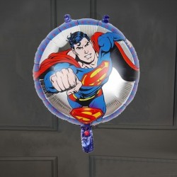 Фольгированный круг Супермен