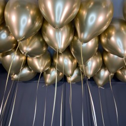 Шары под потолок золотой хром Шары под потолок золотой хром