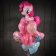 Композиция из розово-голубых шаров с Пинки Пай My little pony
