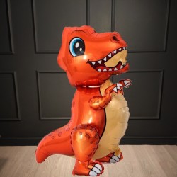 Ходячая фигура маленький динозавр Оранжевый