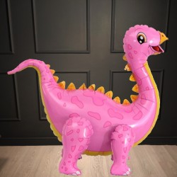 Ходячая фигура Динозавр Стегозавр розовый