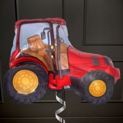 Фольгированная фигура красный Трактор