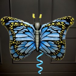 Фольгированный шар Бабочка Монарх синяя