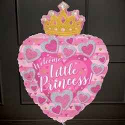 Фольгированный шар Сердце для принцессы