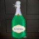 Фольгированный шар Бутылка Шампанского Гелография