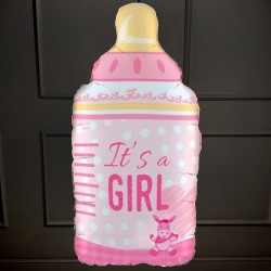Фольгированный шар Бутылочка для девочки