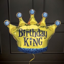 Фольгированный шар Корона Birthday King