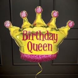 Фольгированный шар Корона Birthday Queen