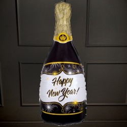 Фольгировашшый шар Бутылка Шампанского С Новым Годом