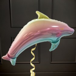 Фольгированный шар Дельфин Градиент