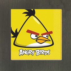 Салфетки мультик Angry Birds 33 см - 16 шт