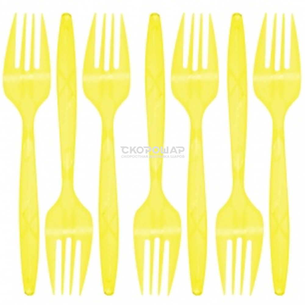 желтая вилка. 14170 вилка одноразовая 12шт кристалл [72145]/50. вилки пластиковые одноразовые желтые. желтая вилка. столовые приборы с пластиковыми ручками.