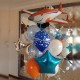 Композиция из шаров на день рождения с самолетом