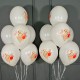 Воздушные шары белые на 8 марта