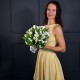 Букет из 35 белых тюльпанов