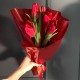 Букет из 7 красных тюльпанов