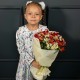 Букет альстромерии и ромашки