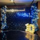 Фотозона из квадратных черных пайеток 2.1х24 