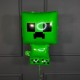 Фольгированная фигура зеленый человечек майнкрафт