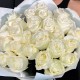 Букет из эквадорски белых роз Прауд