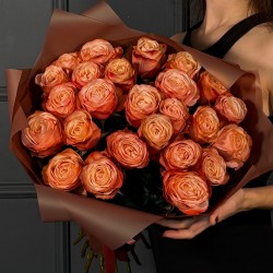 Букет из эквадорских роз Кахала