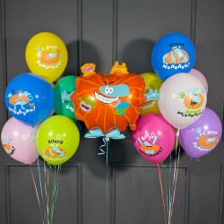 Разноцветные шарики Бодо Бородо с фигурой