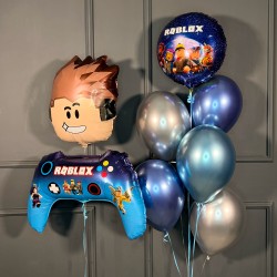 Композиция из шаров с Роблокс