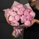 Букет из 15 крупных пионов Сара Бернар